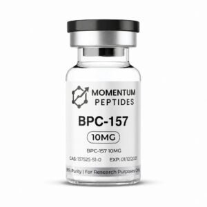 Momentum Peptides BPC-157 10mg sterile vial Body Protection Compound for laboratory research UK