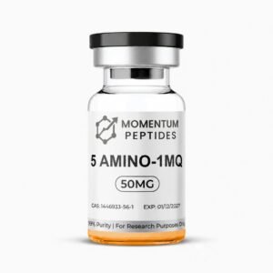 Momentum Peptides 5-Amino-1MQ 50mg sterile vial NNMT inhibitor for laboratory research UK