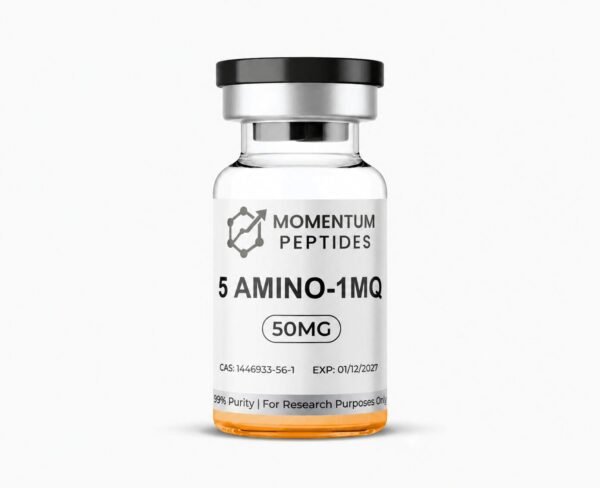 Momentum Peptides 5-Amino-1MQ 50mg sterile vial NNMT inhibitor for laboratory research UK