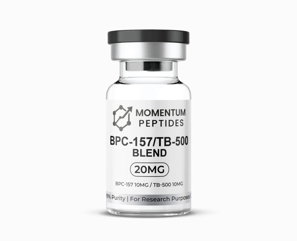Momentum Peptides BPC-157 / TB-500 blend research peptide vial — UK