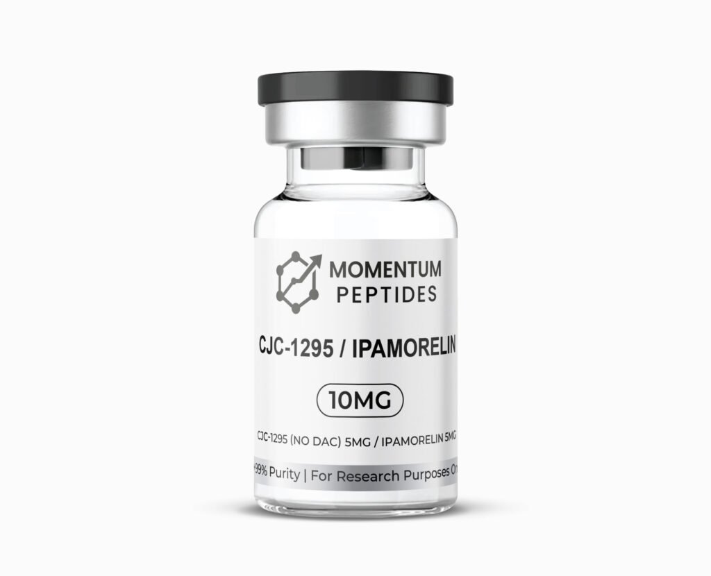 Momentum Peptides CJC-1295 / Ipamorelin blend research peptide vial — UK