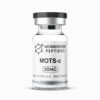 Momentum Peptides MOTS-c 20mg sterile vial mitochondrial peptide for laboratory research UK