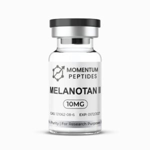 Momentum Peptides Melanotan 2 10mg sterile vial for laboratory research UK
