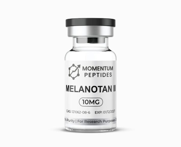 Momentum Peptides Melanotan 2 10mg sterile vial for laboratory research UK