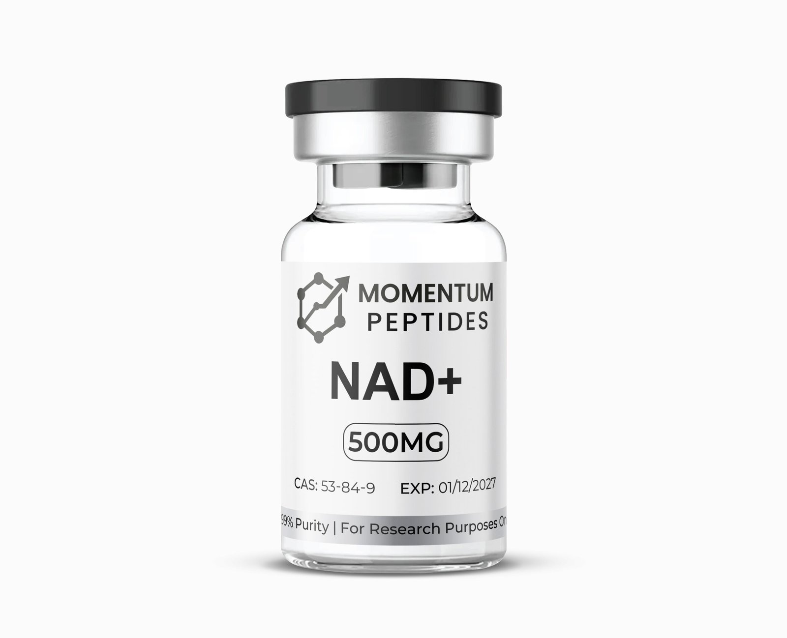 Momentum Peptides NAD+ research vial