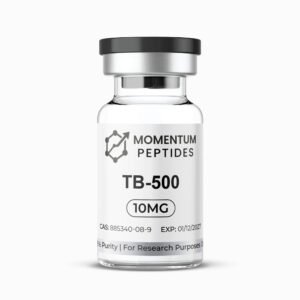 Momentum Peptides TB-500 10mg sterile vial Thymosin Beta-4 fragment for laboratory research UK