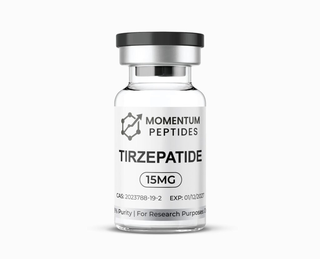 Momentum Peptides Semaglutide research peptide vial — UK
