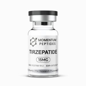 Momentum Peptides Tirzepatide 15mg peptide vial