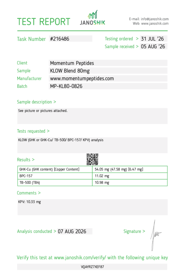 MP-KLOW-Blend-80mg-Janoshik-August KLOW Blend 80mg